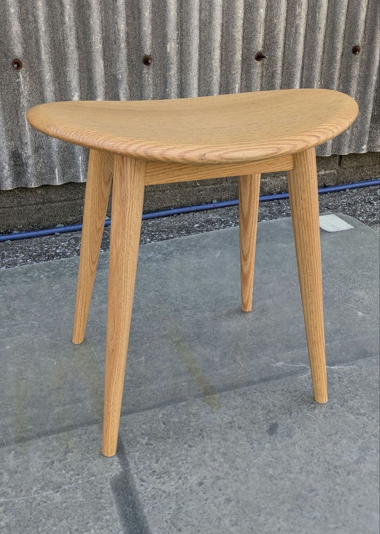 KASHIWA　柏木工①〜③SELECTION スツールオーク板座EC17A