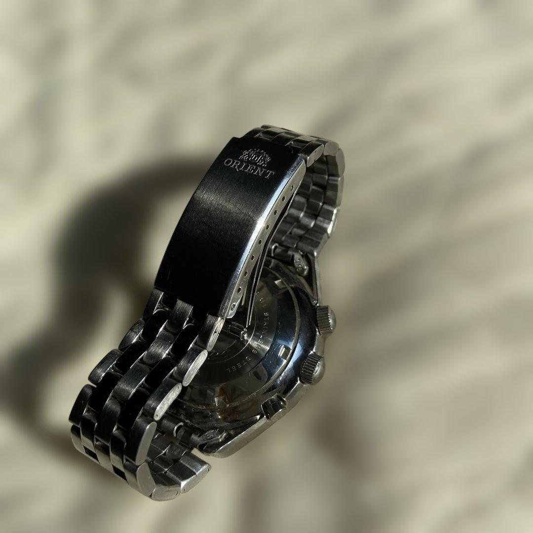 【レア美品】オリエント自動巻き腕時計 ワールドタム、デイデイト機能