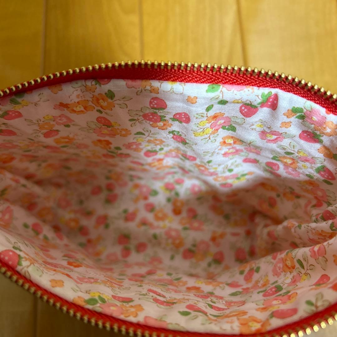 ハンドメイド　コヤンイサムチョン　マチ付きポーチ