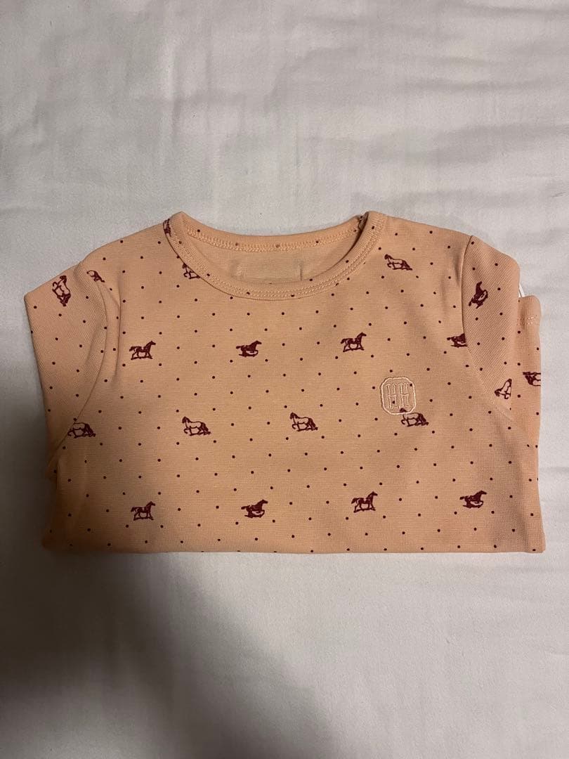 House on the Hill＊Brown Horse L S Tee Palomino Horse Long Sleeve