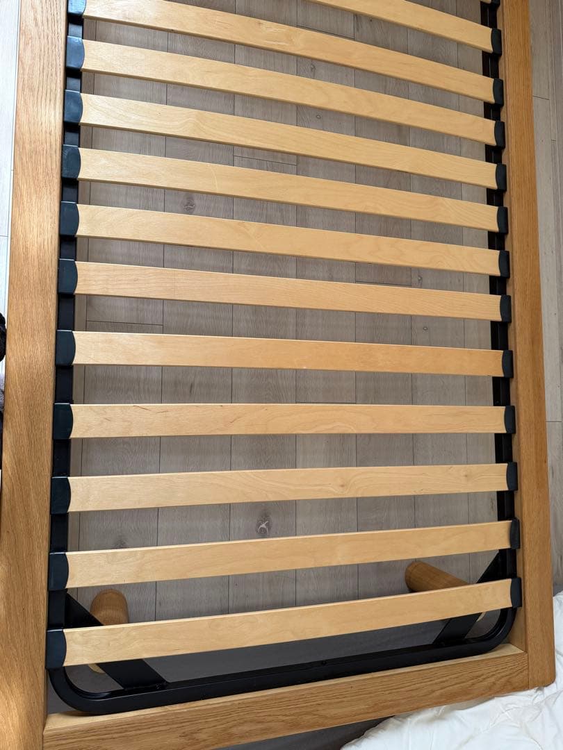 無印良品　ベッドフレーム　シングル　オーク