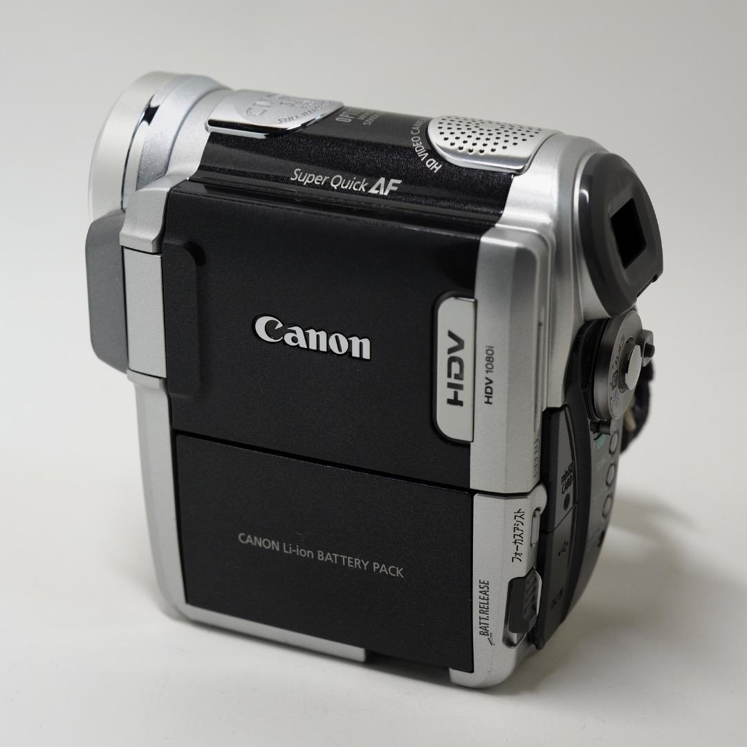 miniDVハイビジョンビデオカメラ iVIS HV10 + PC読込みケーブル