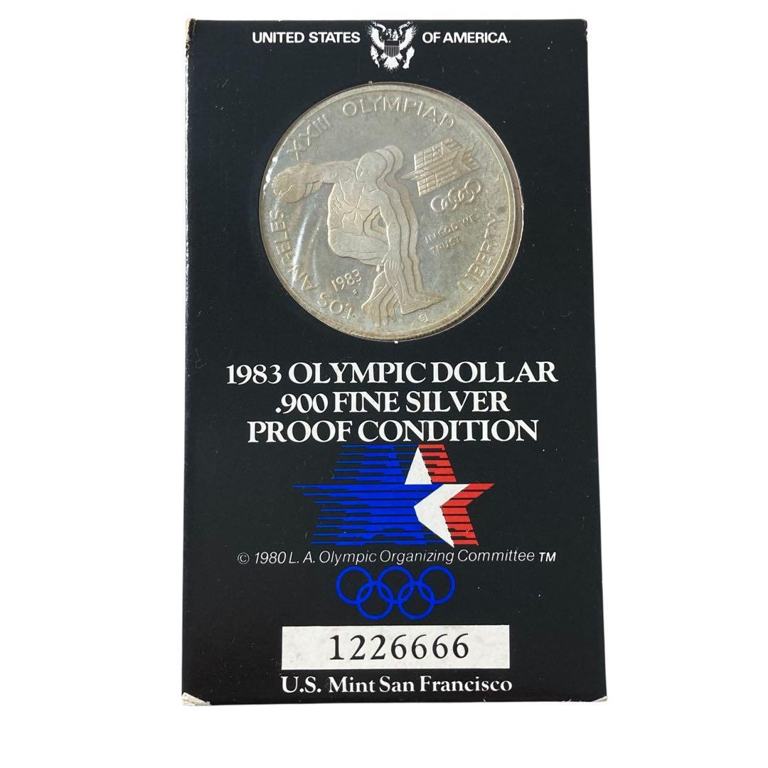 1983 ロサンゼルスオリンピック 1ドル銀貨 シルバー900 - メルカリ