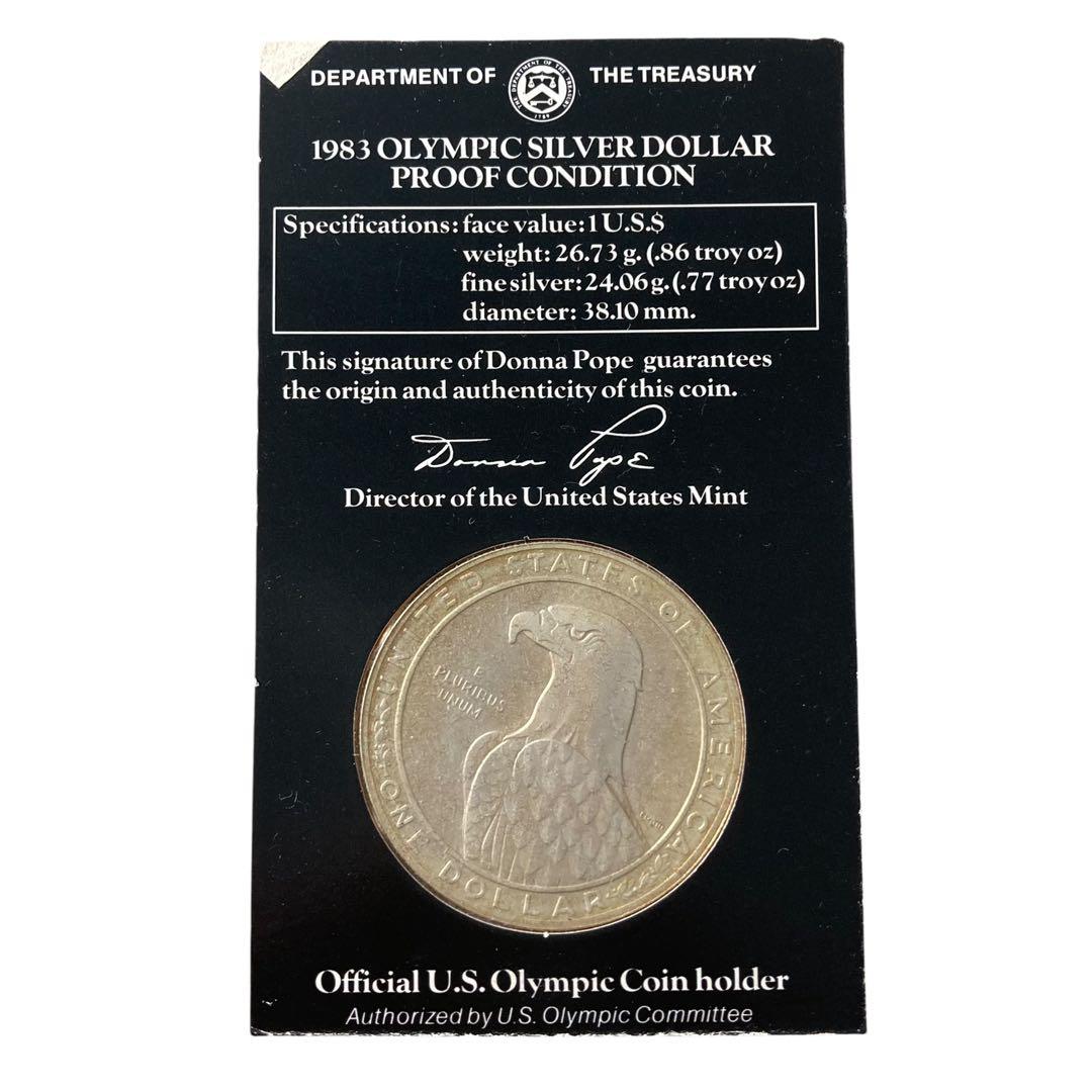 1983 ロサンゼルスオリンピック 1ドル銀貨 シルバー900 - メルカリ