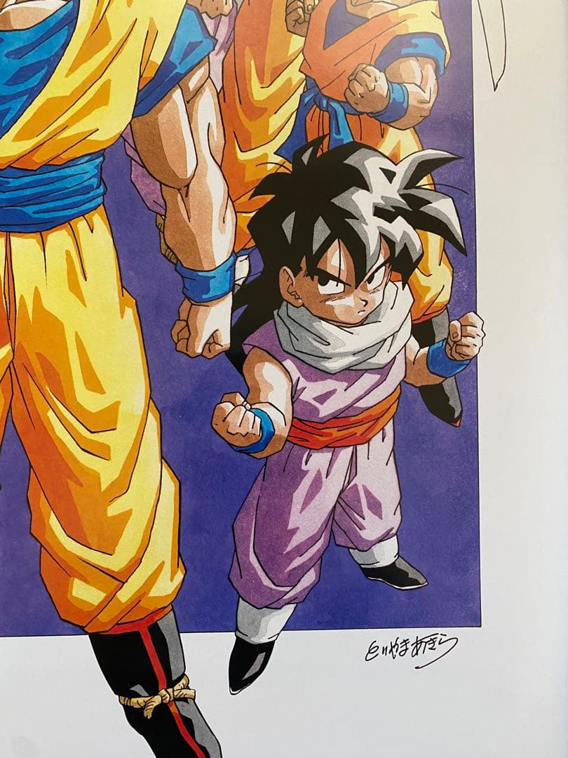 【激レア】額装品　ドラゴンボール　イラスト大D 鳥山明　DRAGONBALL