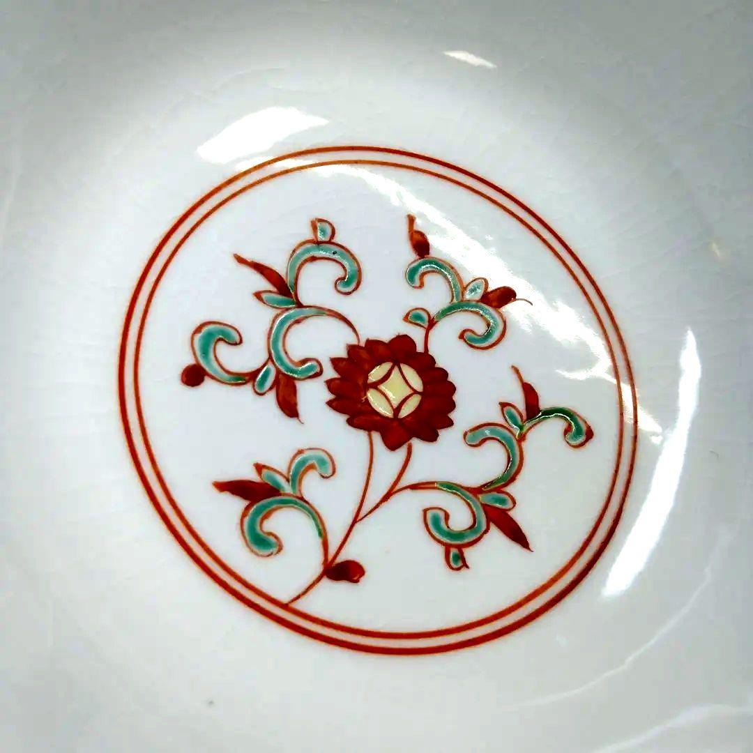 ☆ 初代 須田 菁華 赤絵 鳳凰鉢