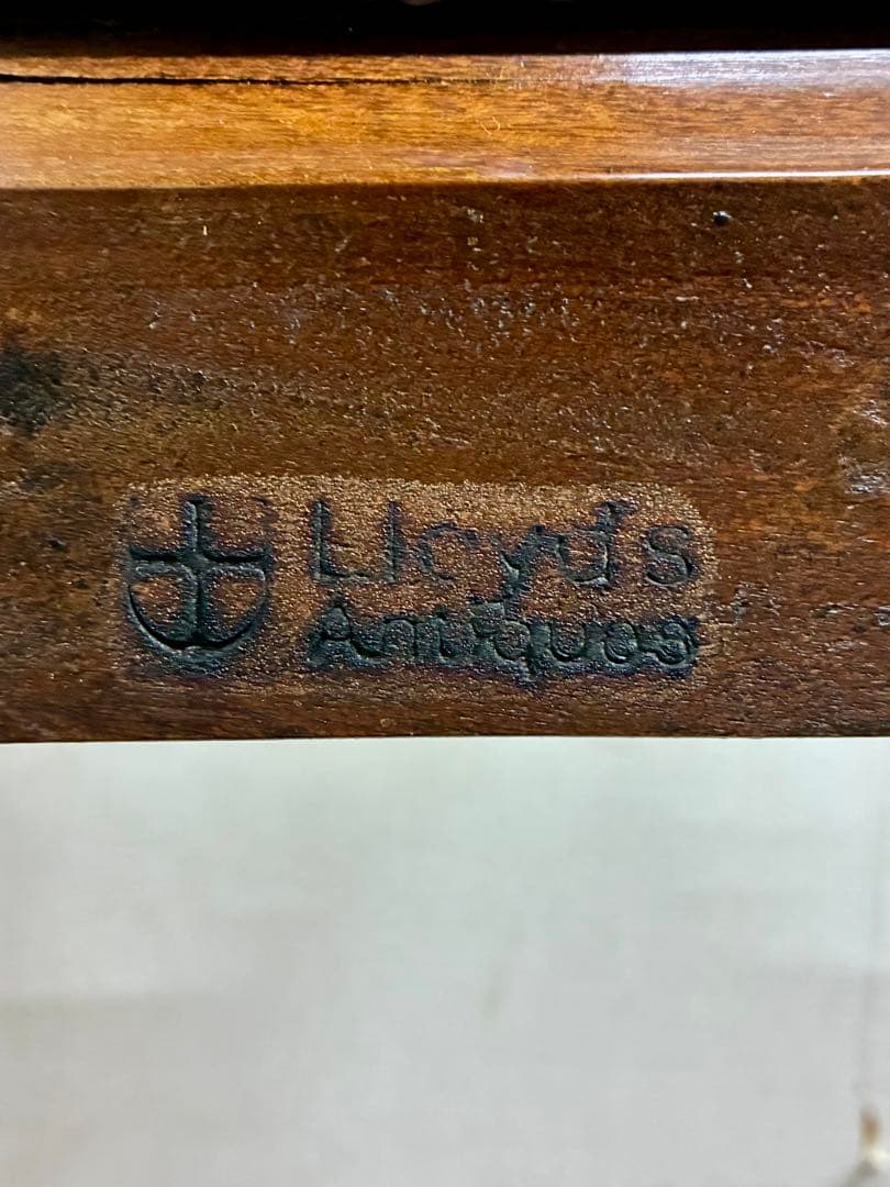 管445☆イギリス製☆Lloyd's Antiques☆クィーンアンチェアー - メルカリ