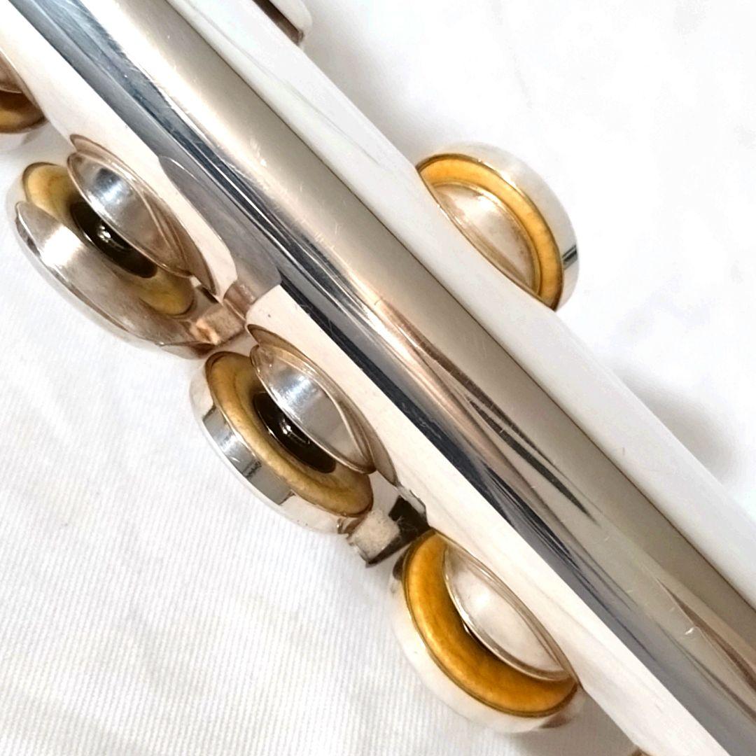 美品　Nikkan　YFL-31　フルート　頭部管銀製　Eメカ付き　YFL31