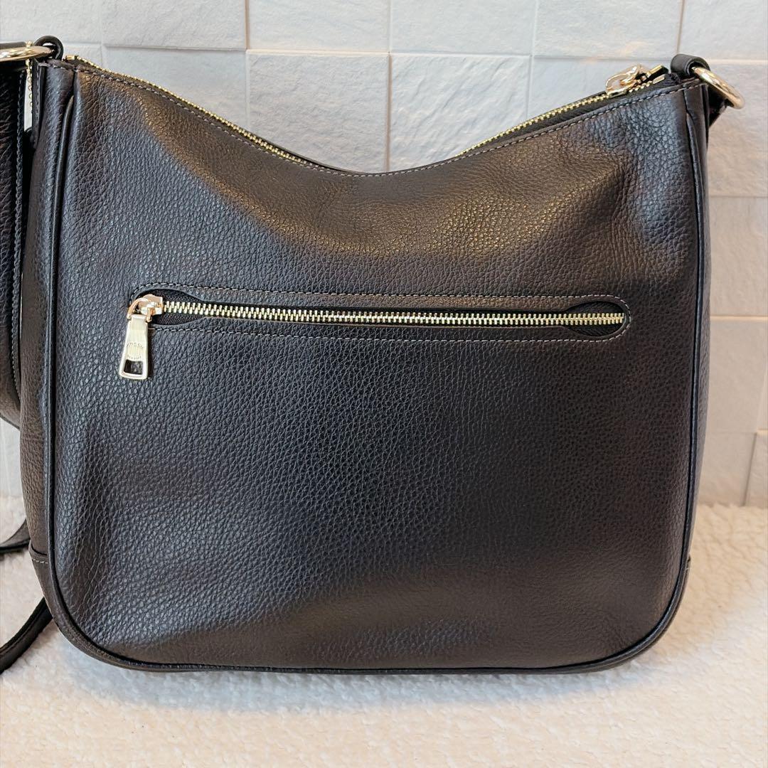 【極美品】COACH コーチ ショルダー　エリー ファイルバッグ ブラック