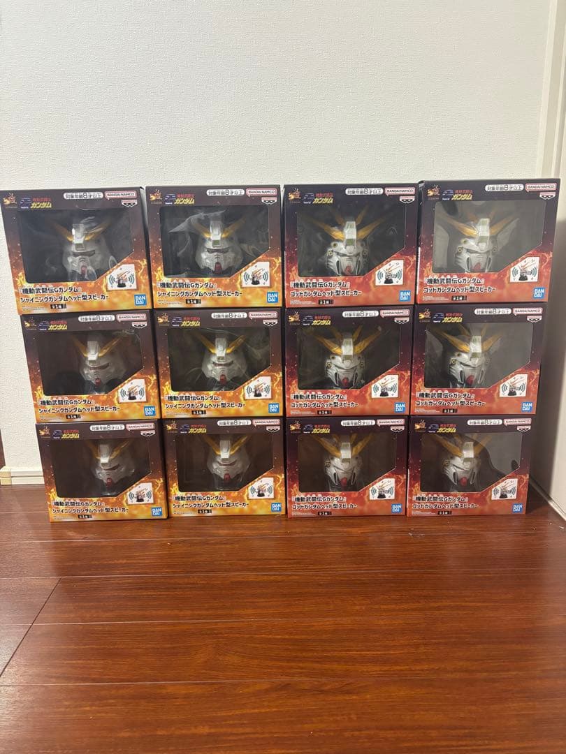 機動武闘伝Gガンダム ヘッド型スピーカー 計12個セットの通販はau PAY