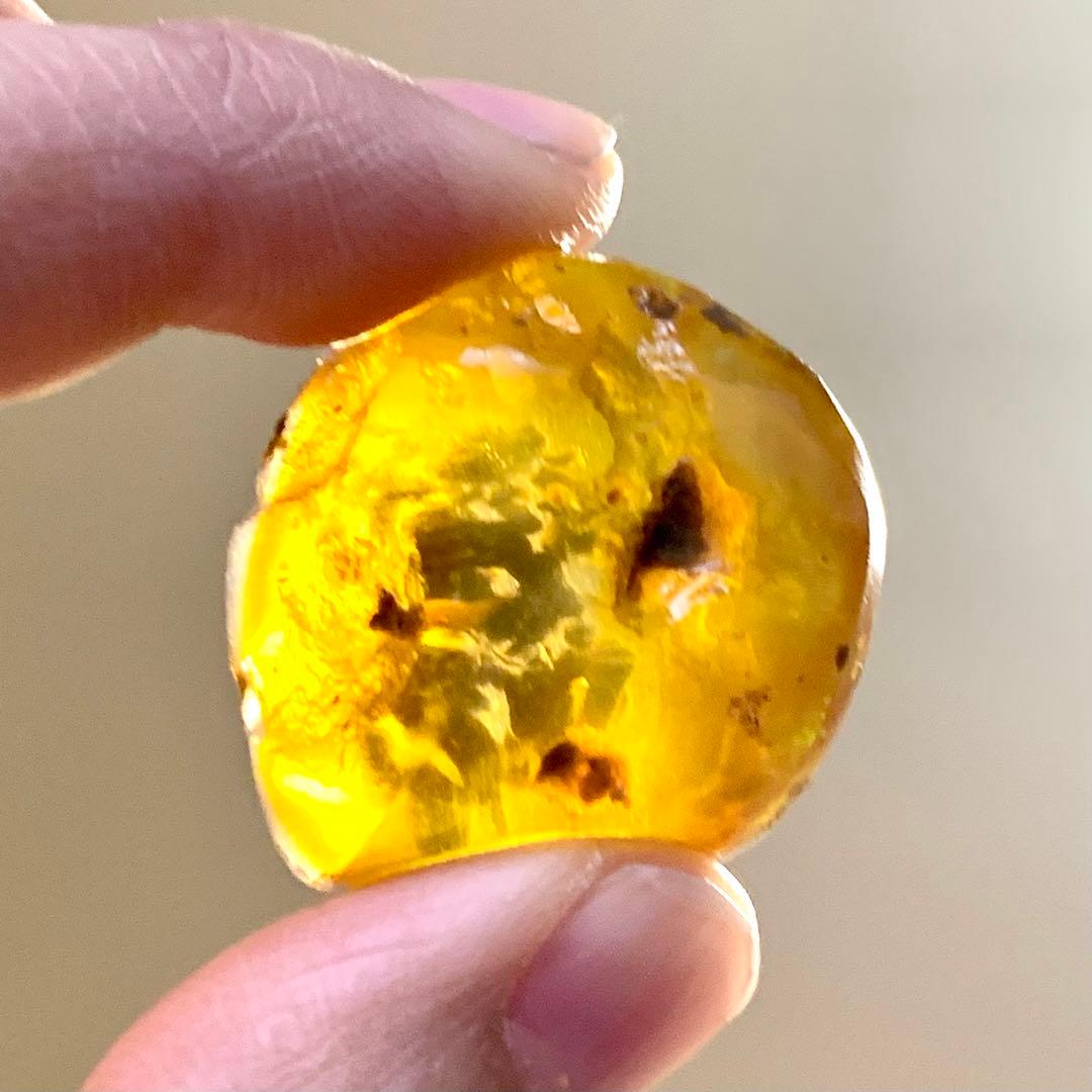 キュートなハンドポリッシュオパール71ct /鉱物標本 キュートなハンド