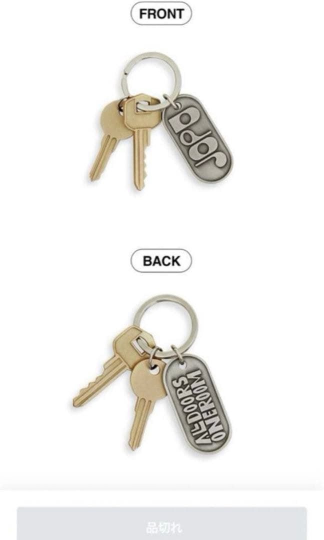 公式 正規品 NJZ NewJeans ador popup md キーリング