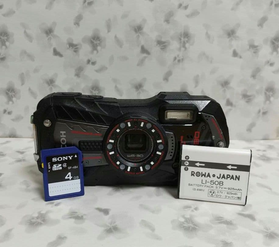 RN97】RICOH WG-30 デジカメ 本体 カメラ