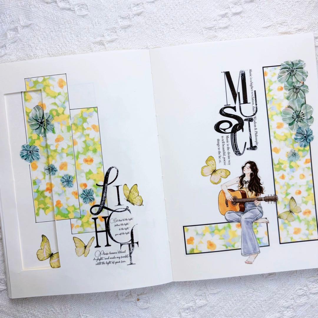 繁花文创《威廉文字》海外マスキングテープ　マステ 【2665】