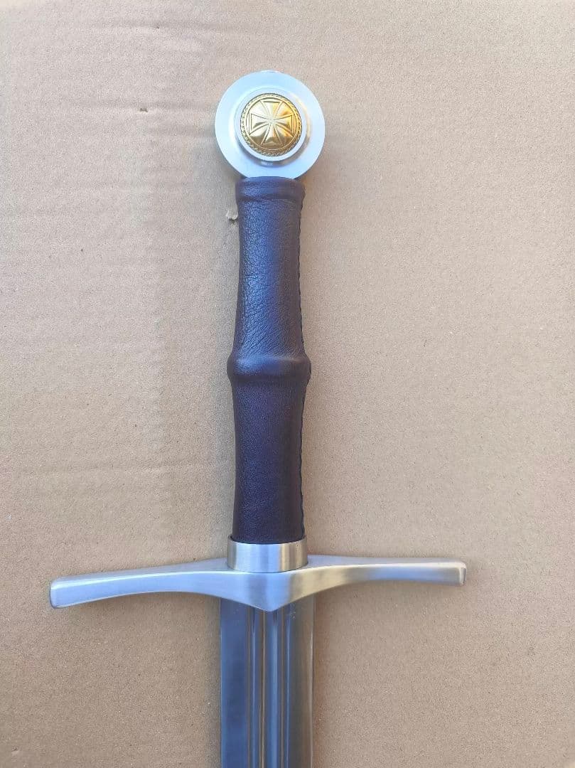 先鋒の騎士 広刃の剣 古兵器 武具 手鍛造打 西洋剣 長剣【希少】高級 鑑賞用