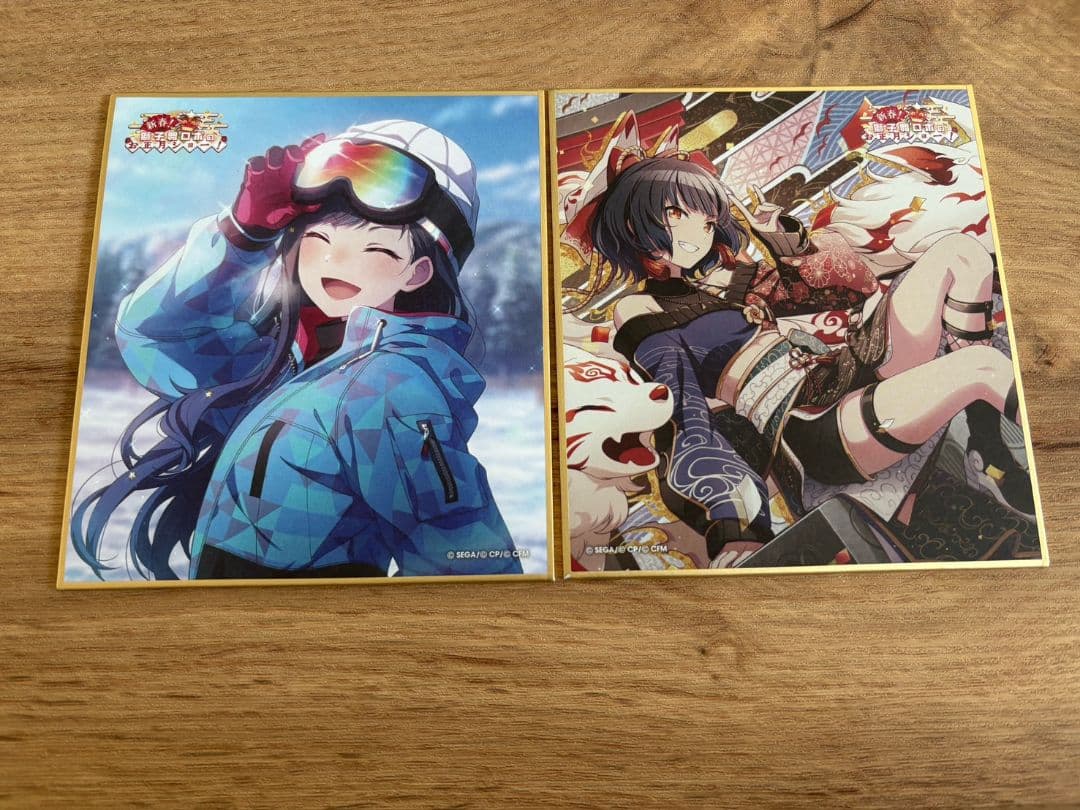 プロセカ 白石杏 30a ゲレンデ 正月 色紙 キャラクターグッズ