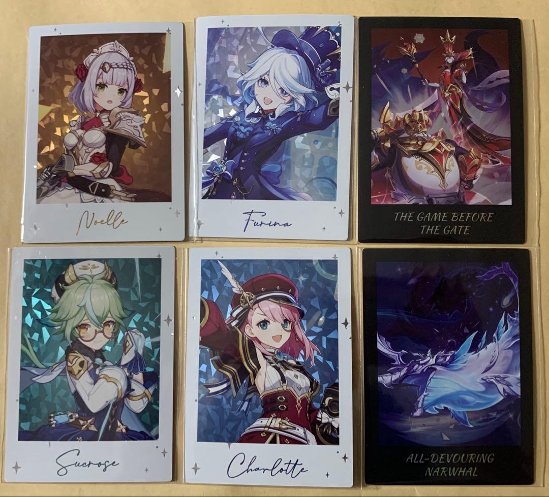 原神 fes 箔押し ブロマイド チェキ フォンテーヌ モンド フリーナ