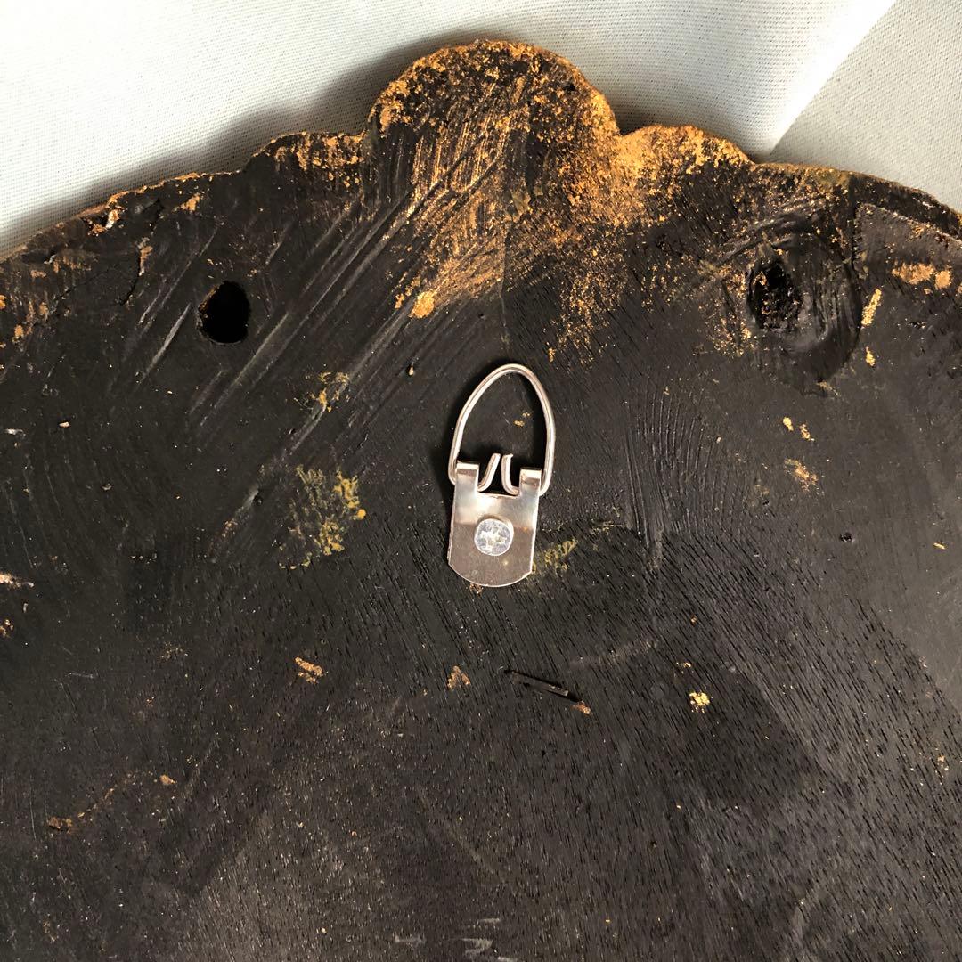 額絵　油絵　風景画　オーバル金縁