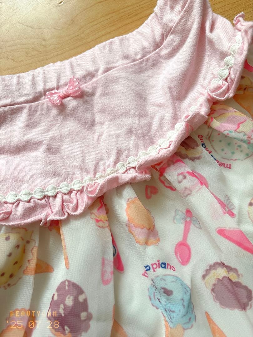 ち*む様 mezzo piano サーティーワン　コラボ　スカート130 メゾピ