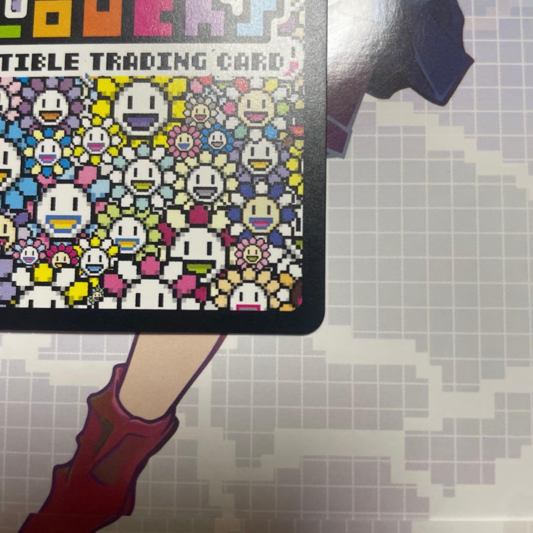 【サイン入り】お花ぎっしり UR サインカード　村上隆