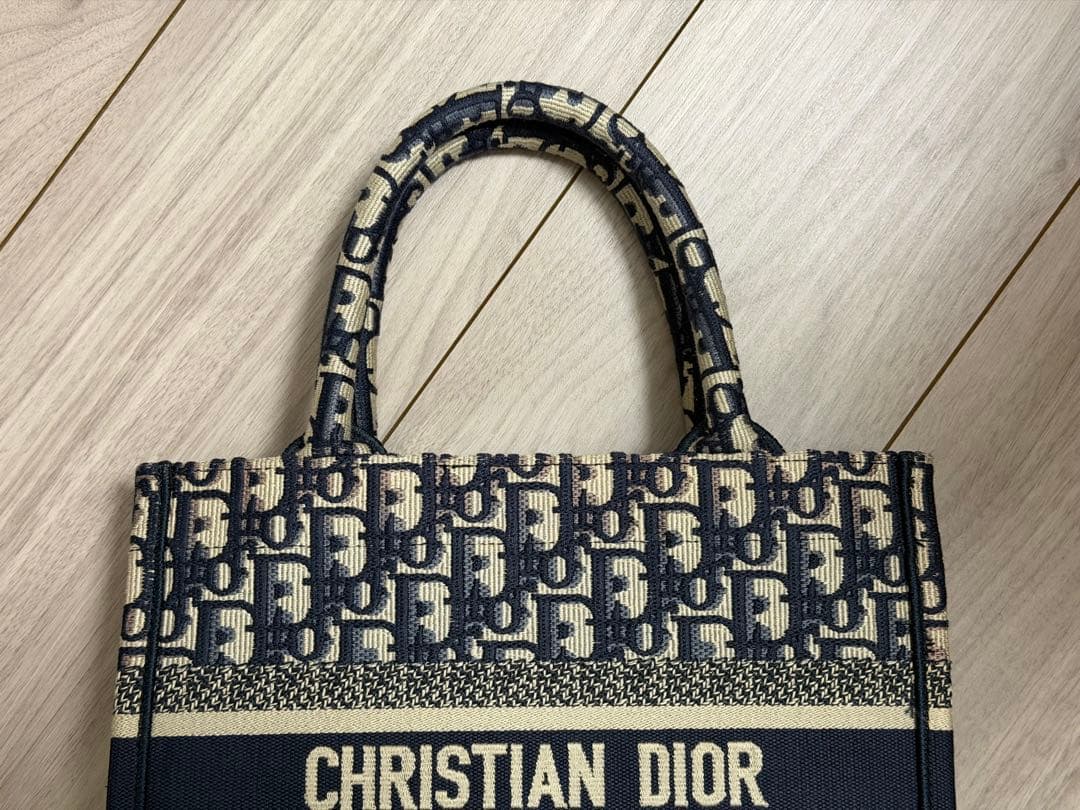 Christian Dior バッグ ネイビー/ベージュ