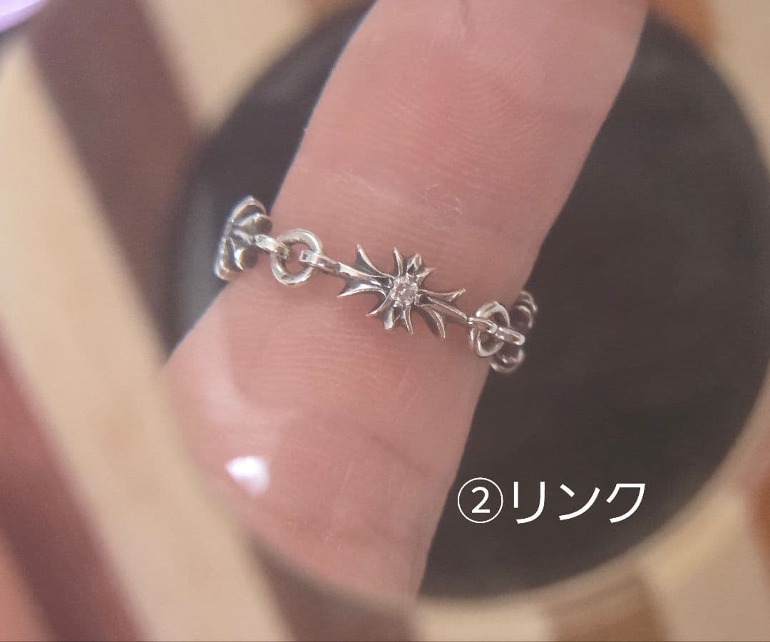 A*t様 CHROME HEARTS★Tiny E CHプラスリング 純正ダイヤ