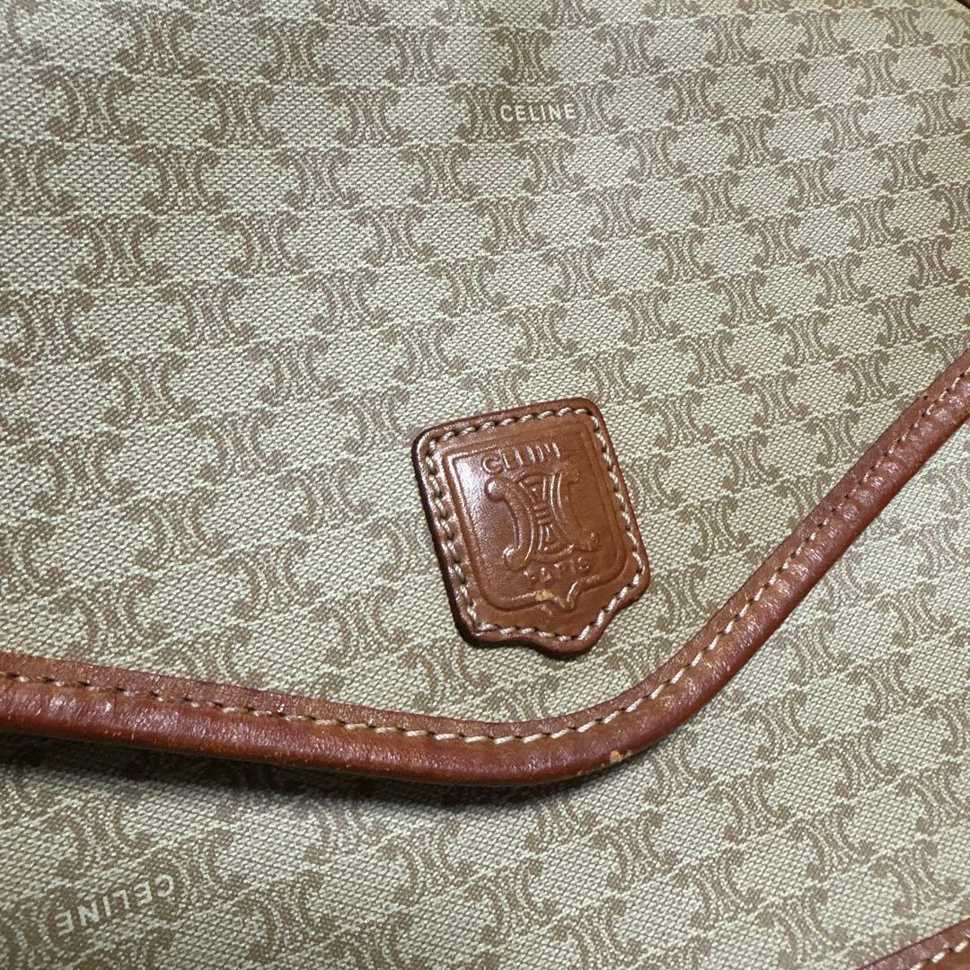 ☆*☆様 CELINE セリーヌ マカダム柄 ヴィンテージ ショルダーバッグ 斜