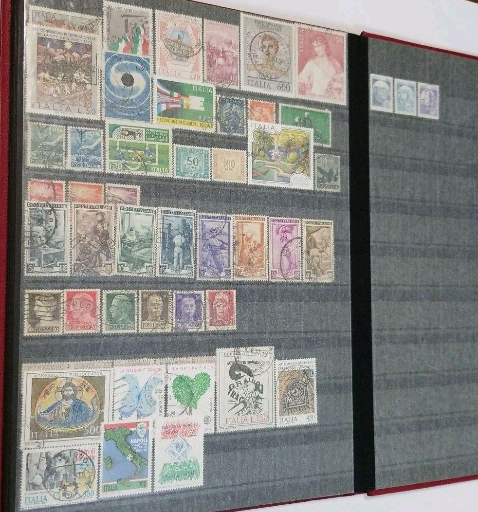 イタリア 20-80年代 使用済み切手 コレクション台紙付き