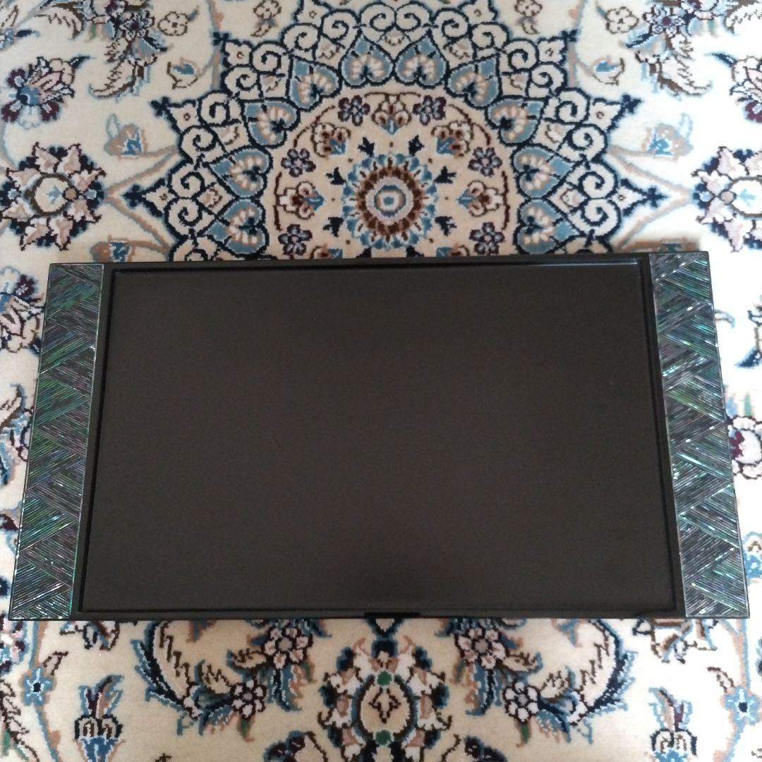 盆 螺鈿細工 花台 折敷 茶道具 漆器 煎茶盆