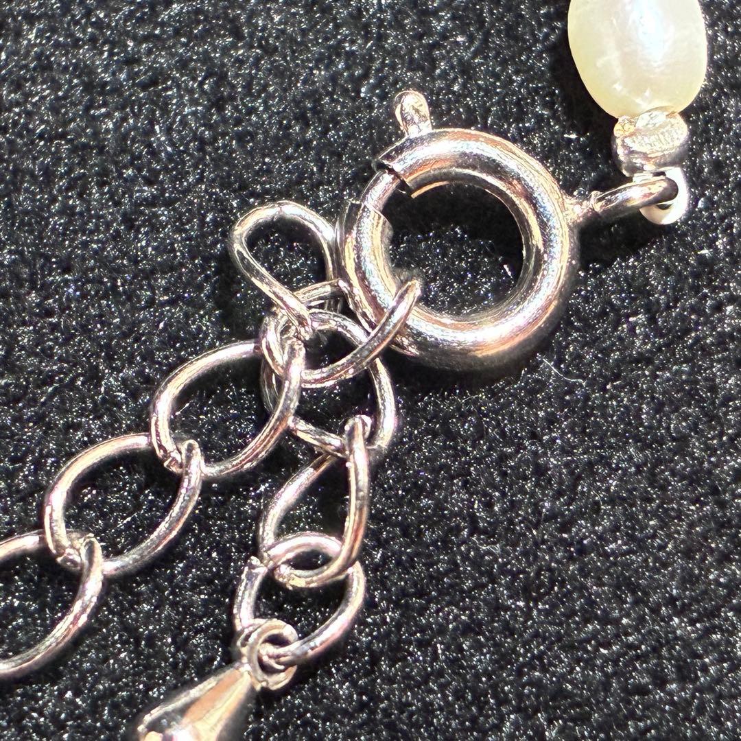 ▲FELLINI　パールネックレス　パールピアス(K18WG)　セット売り