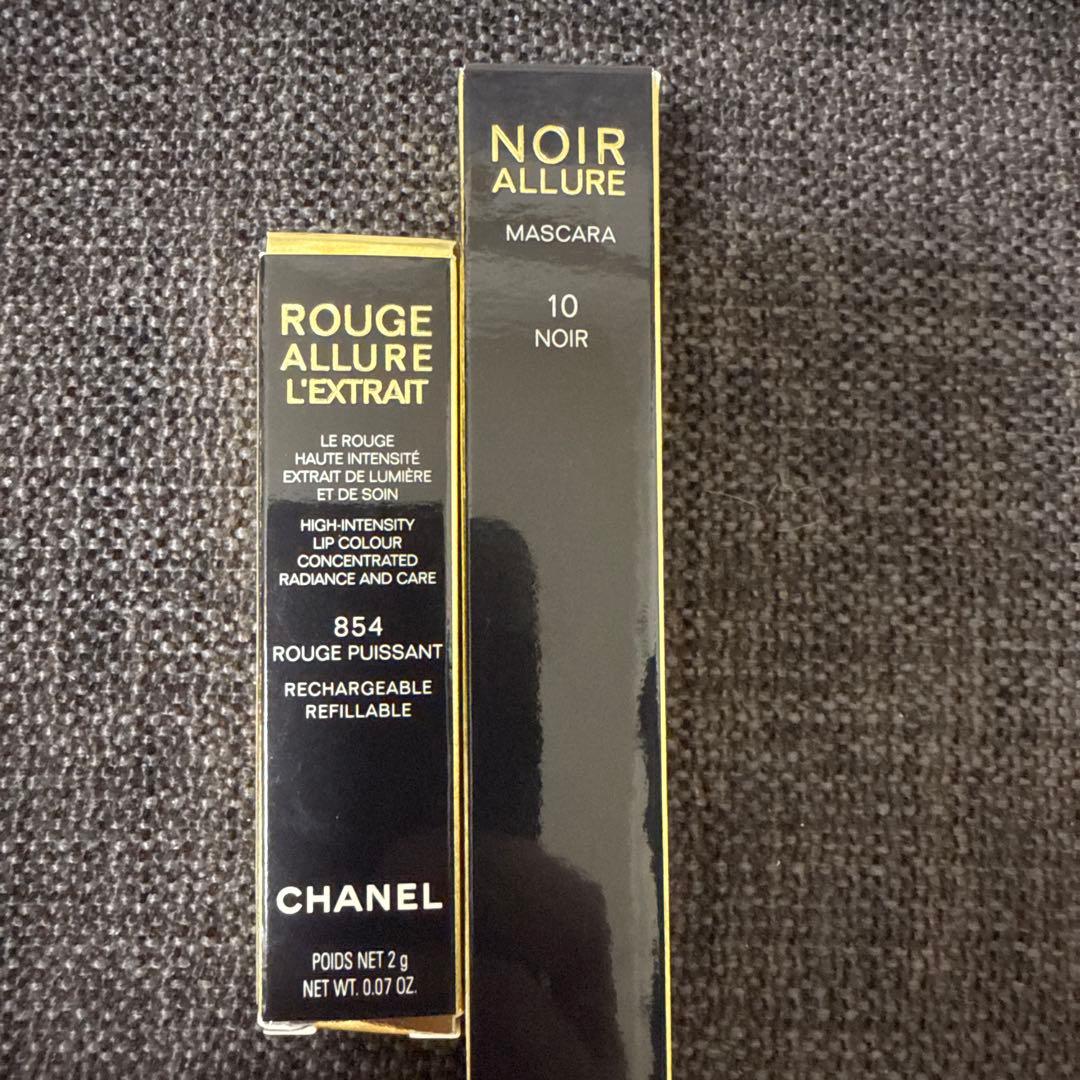 CHANEL クリスマスコフレリップ　マスカラ