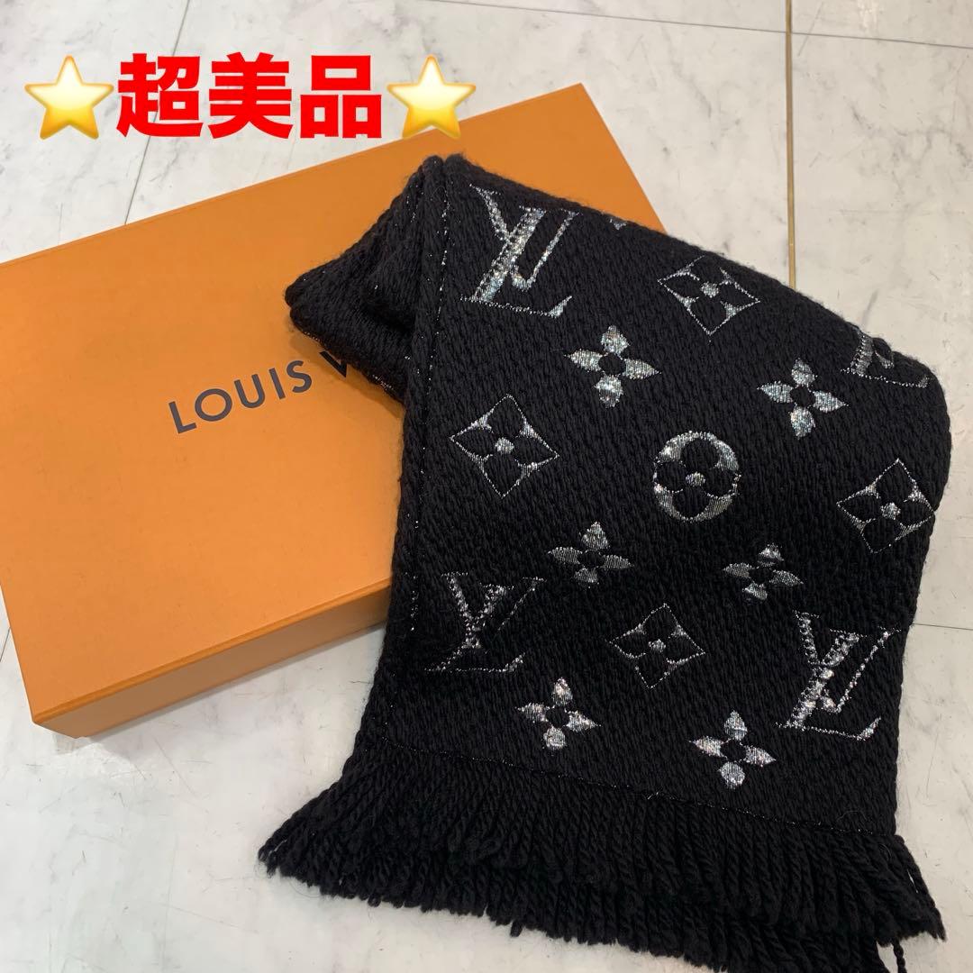 ルイヴィトン マフラー エシャルプ ロゴマニア シャイン モノグラム