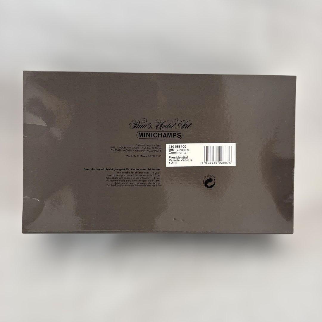 [入手困難]MINICHAMPS THE KENNEDY CAR