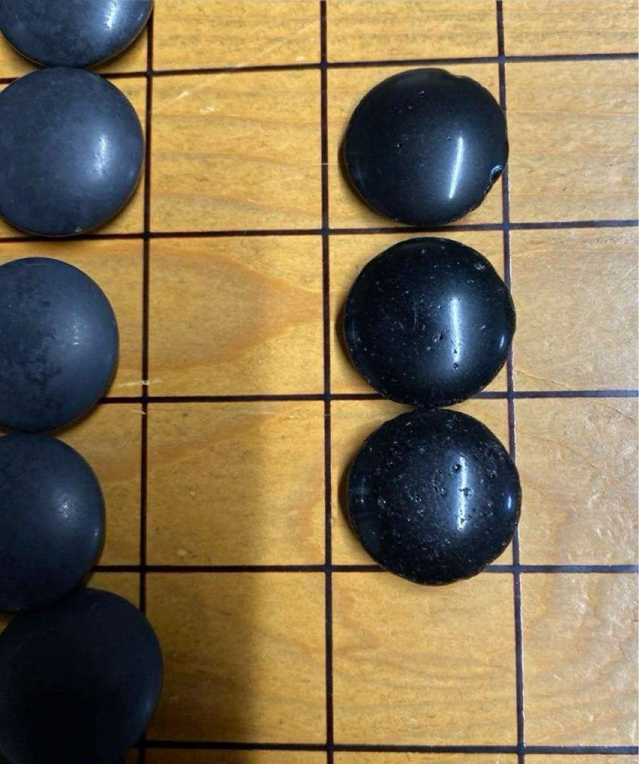 高級囲碁盤 囲碁盤 本蛤碁石 那智黒石 碁笥 へそ有り 蓋付き セット