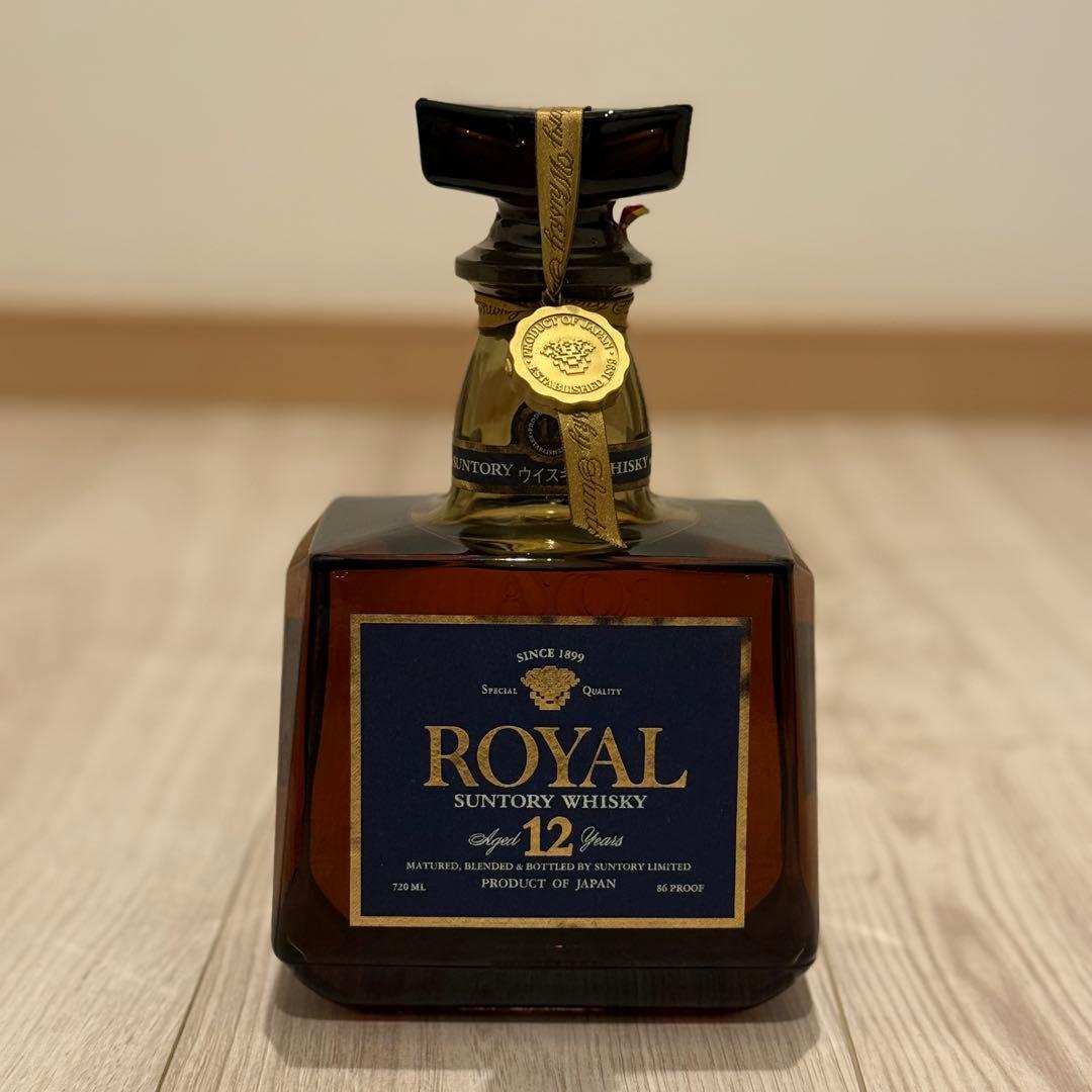 未開栓サントリーローヤル プレミアム12年 ブルーラベル」