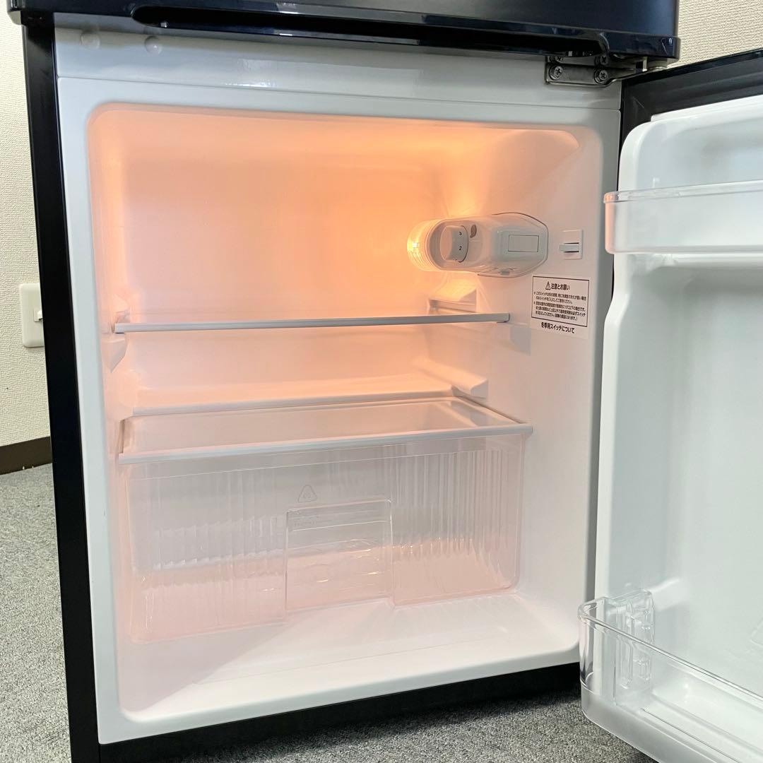 コンフィー 2ドア冷蔵庫 RCT90BL(E) 90L 2023年製
