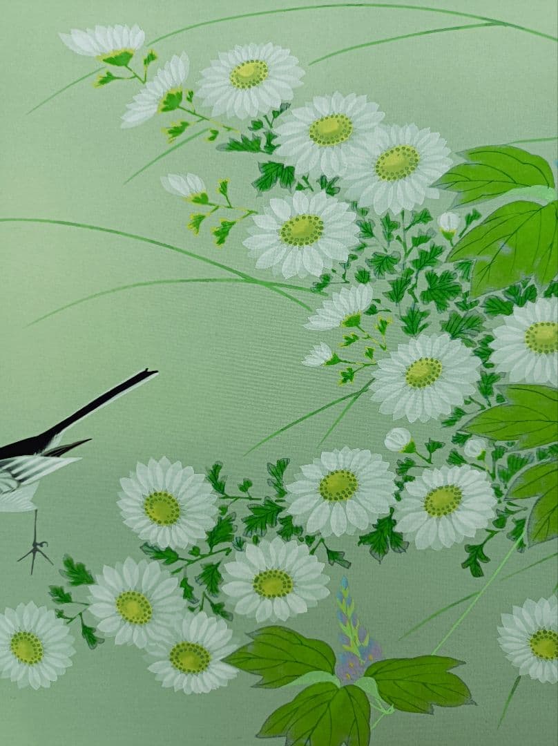 美品 軸 縁起物 おもてなし 絵 幸運 花鳥 神 中国 風水 美術