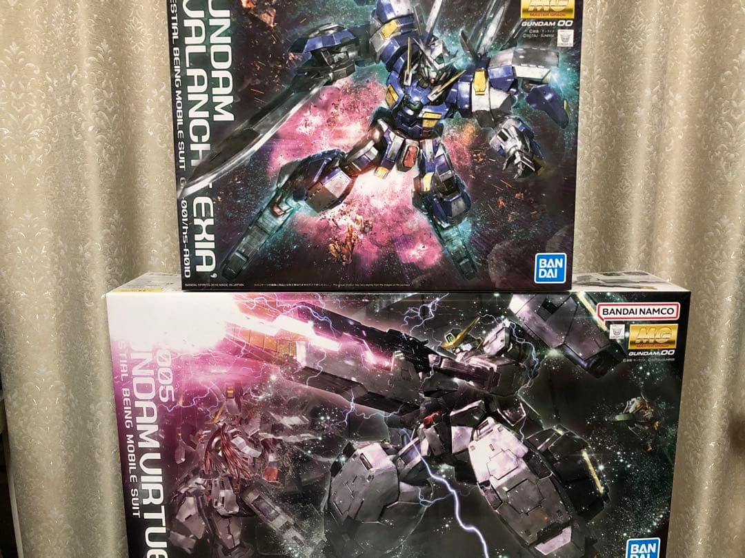 mg ガンダムOO アヴァランチエクシア、キュリオス、デュナメス、ヴァーチェ