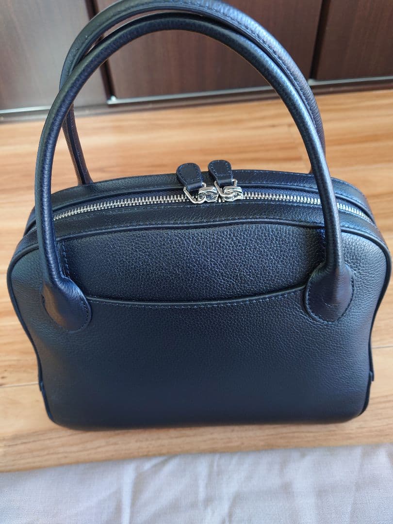 バッグ MAISON CANAU SHRINK ROUND-BOSTON(M)