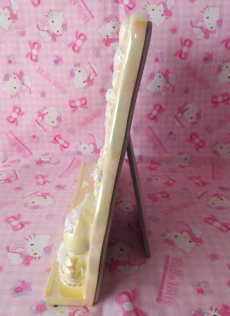 キティ フォトフレーム 1999年 ダイヤ ラメ 写真立て ホワイト