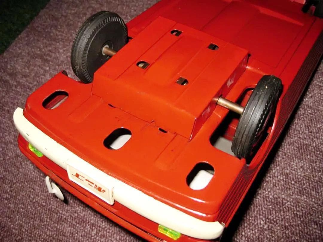 ブリキ玩具　マツダ　ボンゴトラック　郵便局　昭和レトロ