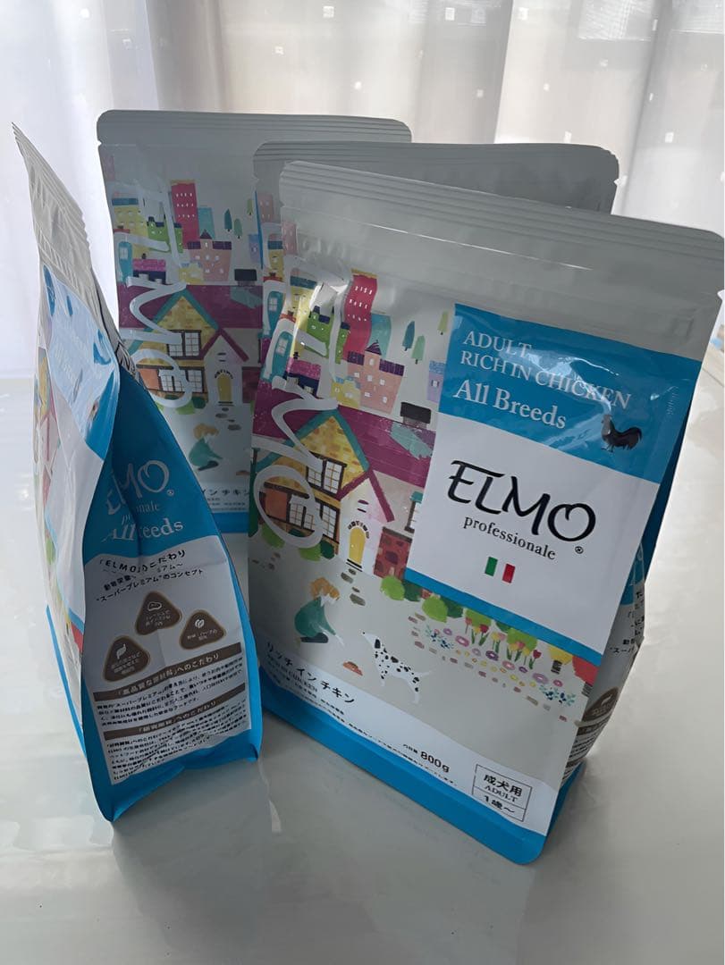 ELMO ドッグフード チキン 800g×4袋 - メルカリ
