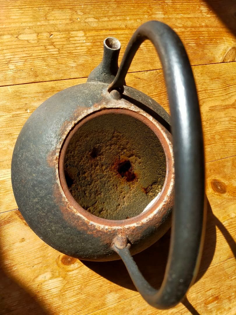 南部鉄器 釜定 新珠 肌 説明書付き