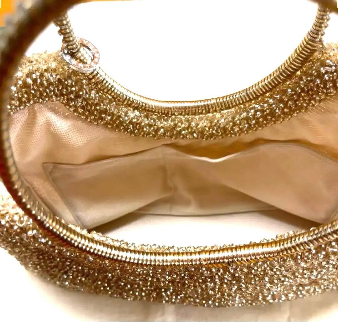 美品♡アンテプリマ♡ワイヤーバッグゴールド