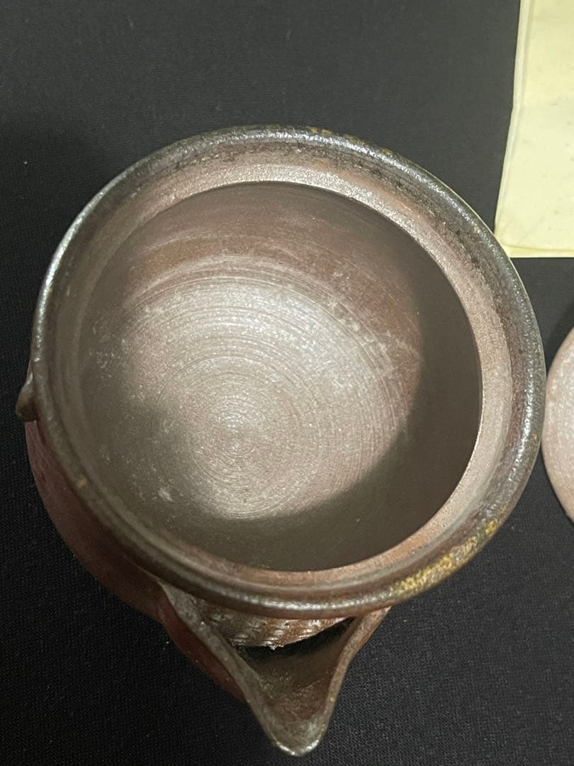 希少 古美術 備前焼 作家 竹村永楽 宝瓶 急須 茶器 茶道具