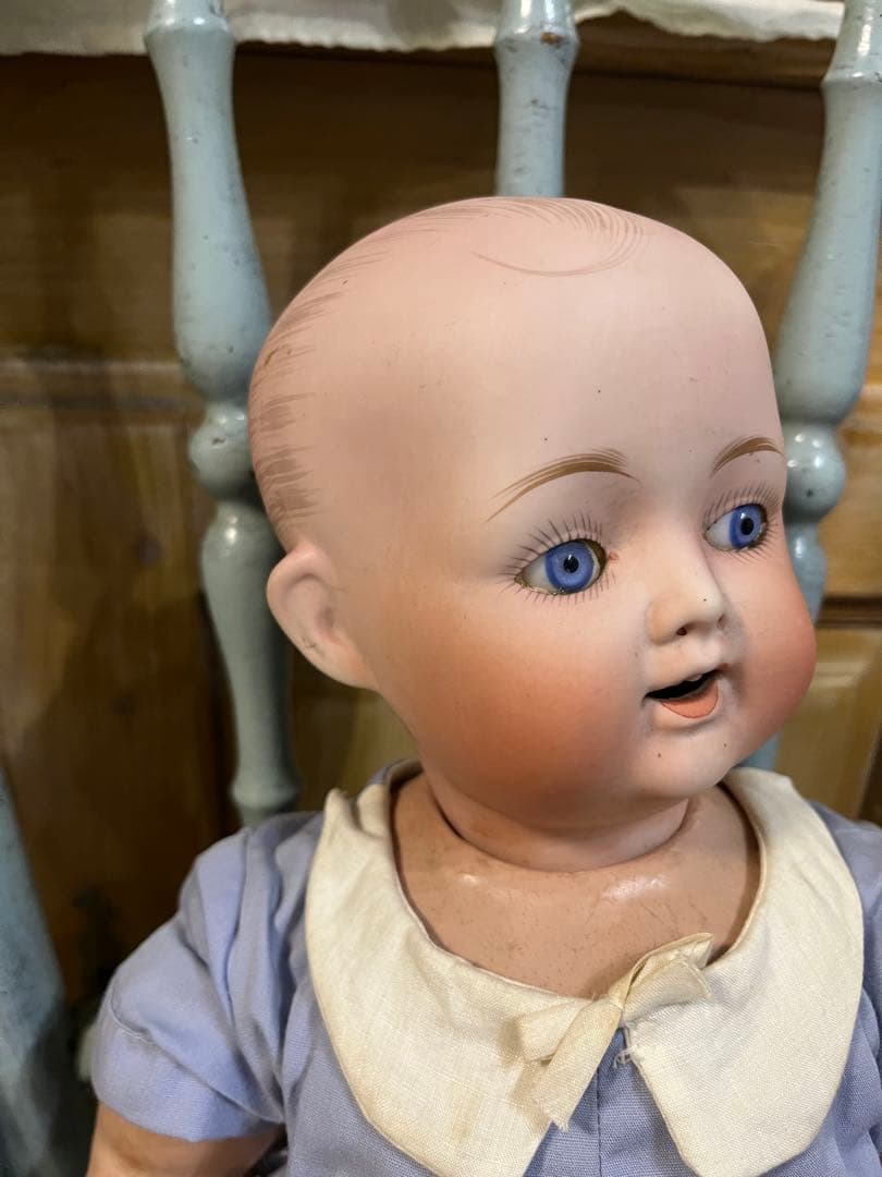 お値下げ日本製アンティークビスクドール里帰りRENIPPONレアなベビードール