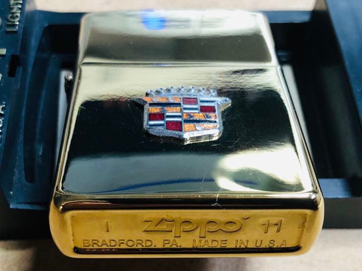 アメリカ王道キャデラック◆未使用◆真鍮ブラス七宝製★エルビス★ローライダー