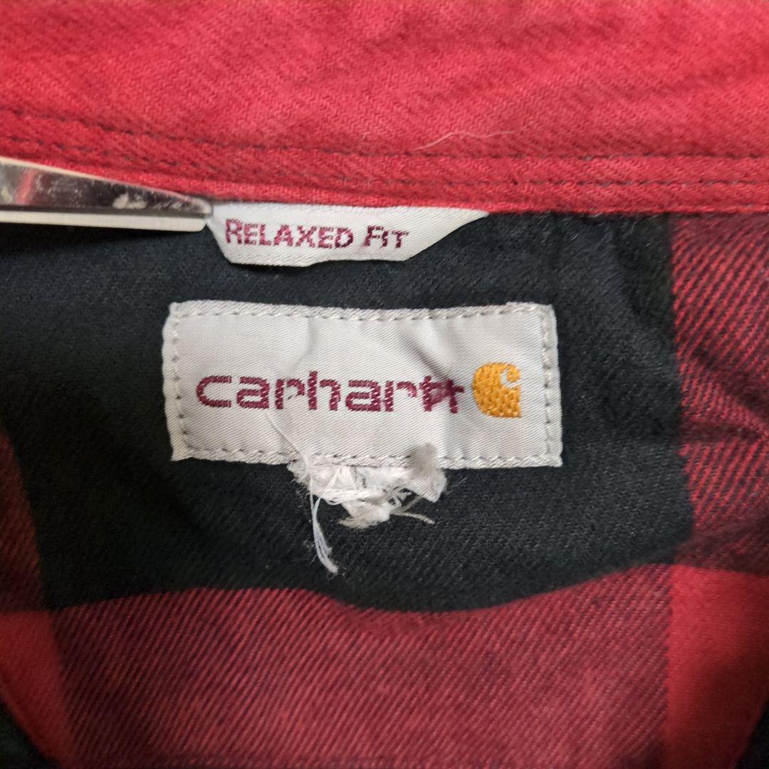 F17【US輸入】Carhartt　シャツジャケット【メンズ4XL】チェック