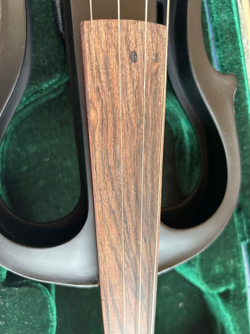 美品 Hallstatt ハルシュタット エレキバイオリンCV-210Eブラック