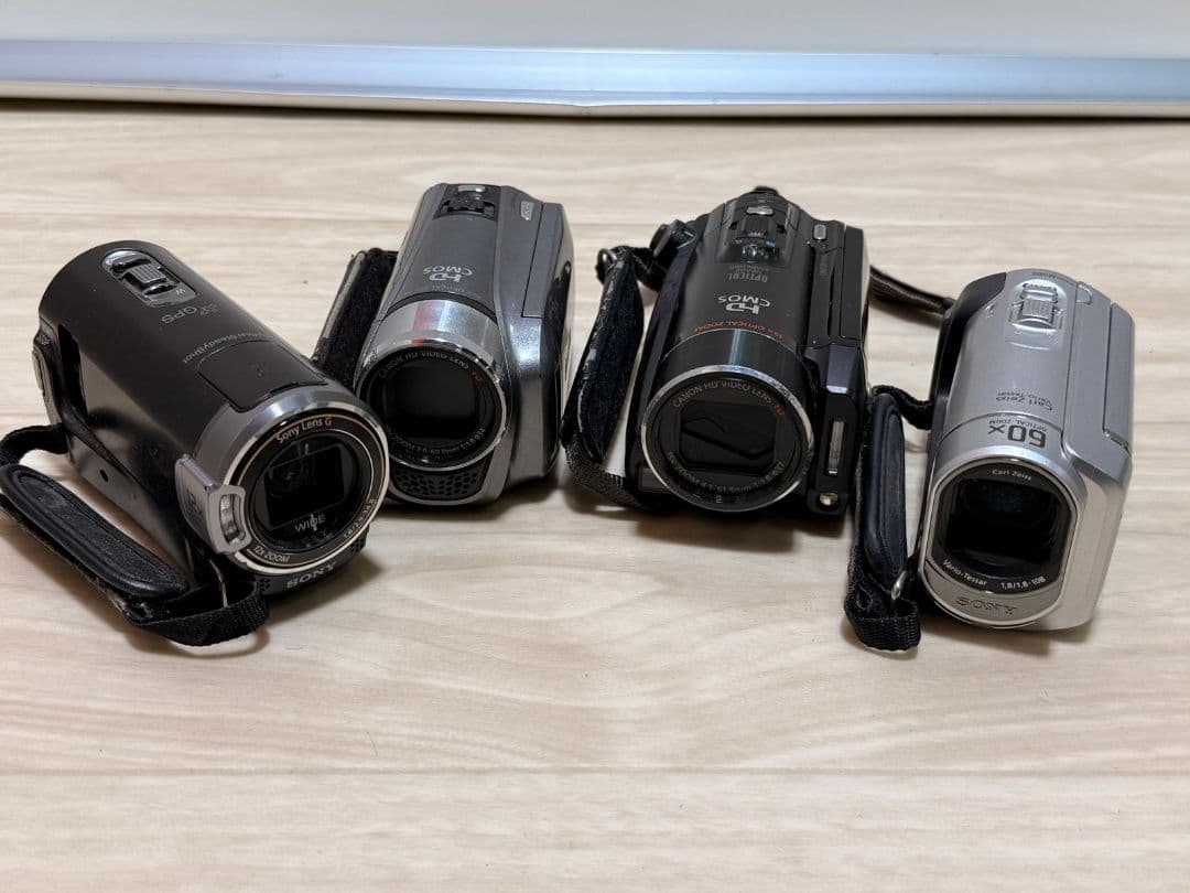 Sony、Canon ビデオカメラ本体 4点まとめ ジャンク